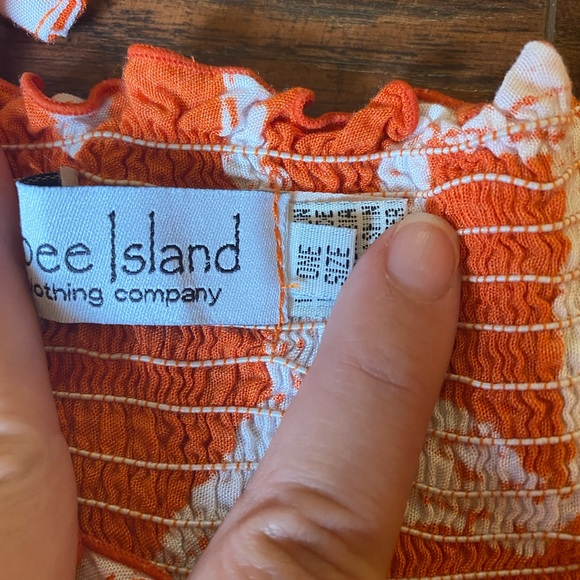 Girls tybee island starfish print dress one size - Picture 2 of 2